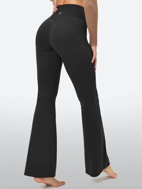 IUGA Sandwich No Front Seam Flare Yoga Pants